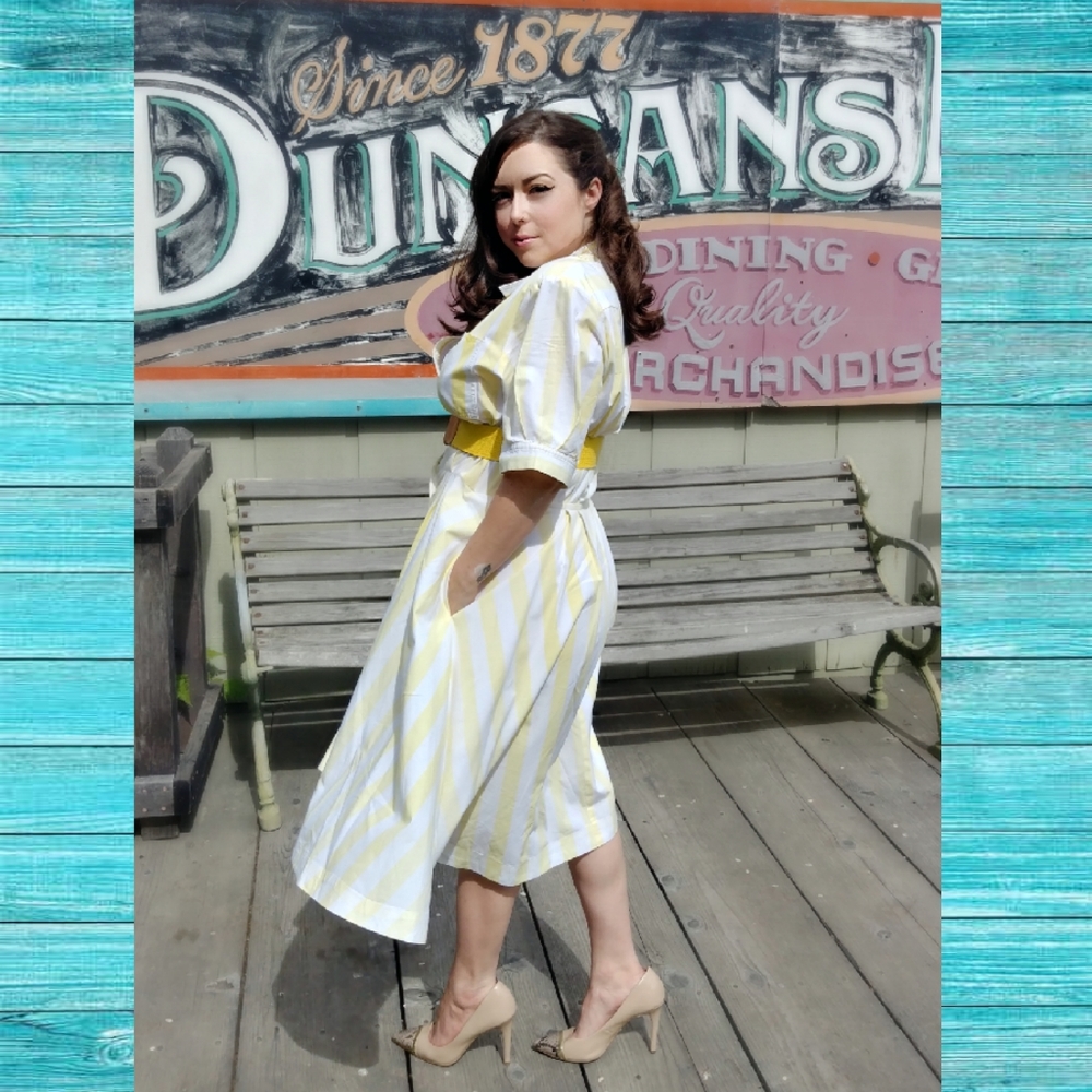 Sunny 60’s Shirtwaist Dress